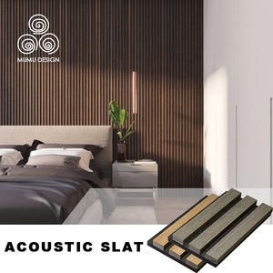 Paneles Acústicos de Madera MUMU Akupanel, Aislantes de Sonido, Bloqueadores de Ruido, Paneles de Pared con Listones Acústicos - Product Image 3