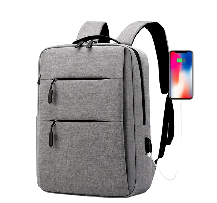 Custom Logo Wholesale Outdoor Big Capacity Smart Usb Backbag College Travel Bag Mochila Rucksack Backpack Laptop Bags For Men