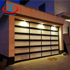 ZHTDOORS üretici sıcak satış Mini garaj kapısı Modern garaj kapısı cam garaj kapısı