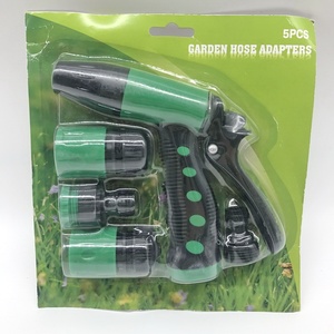 5PCS Adjustable Garden Lawn Water Hose Pipe Fitting Nozzle <strong>Spray</strong> Gun Tool <strong>Set</strong> with Watering Connector Outdoor for Garden Cart - Product Image 6