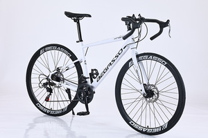 Vélos de <span class=keywords><strong>route</strong></span> en gros pour hommes et femmes, vélos de course ultra-légers pour adultes, vélos de ville avec freins à disque doubles et suspension de fourche - Product Image 6