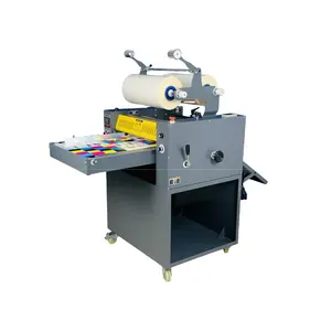 490B semi-automatic laminating machine conveyor belt automatic feeding automatic dividing laminating machine 490MM width