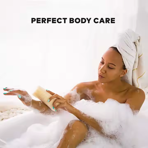 Éponge de Douche Exfoliante 100% Naturelle et Biologique en Luffa, Gommage Corporel Moderne pour Hommes, Femmes et Adultes, Brosses et Éponges de Bain SPA - Product Image 5