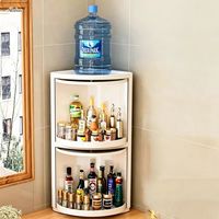 Étagère à épices rotative à 360°, organisateur mural d'angle, boîte de rangement anti-poussière, plateau tournant pour bouteilles d'épices sur comptoir de cuisine