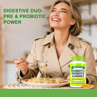 Supplément Gummy Candy Pure Healthy Probiotic + Prebiotic Gummies Factory Wholesale Probiotic Prebiotic Gummies