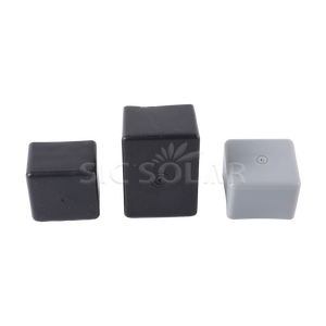 Accessoires pour système de support de panneaux solaires : Capuchons de protection en <span class=keywords><strong>plastique</strong></span> <span class=keywords><strong>40x40</strong></span> pour rails PV, embouts pour rails en aluminium - Product Image 1