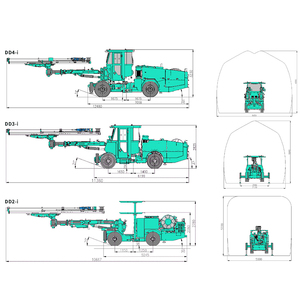 Perforadora Hidráulica Subterránea Jumbo para Perforación <span class=keywords><strong>de</strong></span> <span class=keywords><strong>Cuerpos</strong></span> Mineros y Túneles - Product Image 4
