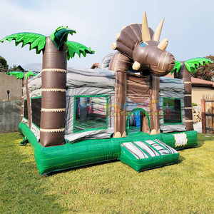 Giant outdoor kids party bounce <b>house</b> with slide combo jumping castle <b>inflatable</b> elephant playground - Product Image 5