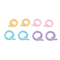 50 pièces de marqueurs de points hélicoïdaux en plastique, marqueurs de crochet, accessoires de crochet, outils de tricot, marqueurs de crochet verrouillables
