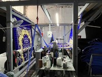 Fabrication en gros, tapis de prière moderne bon marché, 100% polyester, design personnalisé