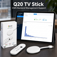 Stick TV 4K Q20 Allwinner H618 Android 12 2 Go 16 Go Double WIFI6 BT 5.0 Compact GTV ATV AOSP Lemon TV Player OEM ODM Logo 1 pièce MOQ