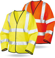 Chaleco de Seguridad Reflectante de Alta Visibilidad Amarillo Fluorescente Naranja, 100% Poliéster, Chaleco de Seguridad, Ropa de Trabajo