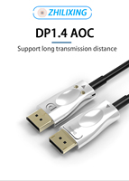 Plenum DP 1.4 AOC Kablo 32Gbps 8K 60Hz 4K 144Hz Aktif Optik Kablo 100m Kontrol Odası Video Duvar Entegrasyonu için