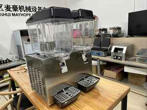 2ボウルスラッシュマシン2タンク商用グラニータ冷凍スラッシュスラシースラッシュ子犬アイスクリーム製造機 - Product Image 4