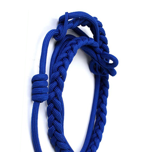 OEM Customized 100% Polyester Cap <b>Cord</b> Double Braided Rope High Quality Customized Ceremonial Uniform Hats <b>Cord</b> - Product Image 5