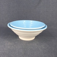 Bol à ramen japonais en mélamine durable, écologique, personnalisé, grand format, empilable, passe au lave-vaisselle, non toxique, pour soupes et plats.