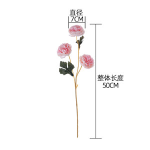 ดอกโบตั๋นประดิษฐ์สีชมพู CallaFloral คุณภาพสูง กิ่งเดี่ยว สำหรับตกแต่งงานแต่งงานและบ้าน - Product Image 4
