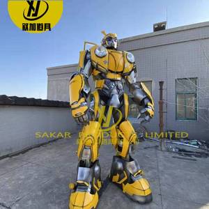 Costume de robot LED grandeur nature pour adultes Fonction de changement de <span class=keywords><strong>casque</strong></span> et de visage pour la danse de scène et le cosplay pour les transformateurs - Product Image 4