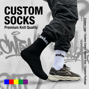 Wholesale Custom logo Breathable Grip <b>Socks</b> Custom Quick Dry <b>Moisture</b> Wicking Cotton Crew Sports <b>Socks</b> for Training - Product Image 1