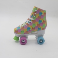 Patins à roulettes professionnels colorés en PVC, roues lumineuses, châssis PP étanche, roulements ABEC-7, pour usage extérieur, directement de l'usine