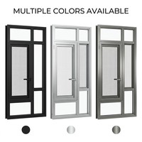 Ventana Abatible de Aluminio con Malla de Acero Inoxidable |   Ventilación de Lluvia de Montaje Superior |   Repelente de Mosquitos |   Dormitorio