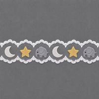 Dentelle brodée double face en tulle RYL, accessoires pour bébés, fournitures pour la fabrication de nœuds pour cheveux, décoration de nœuds et matériel de couture pour vêtements