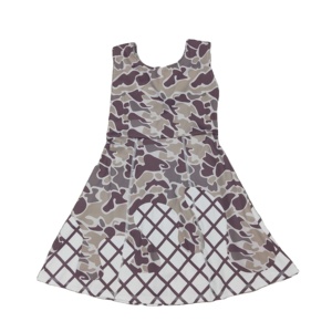 RTS <b>Athletic</b> Wear Summer Ice Cream Hunting Camouflage Children's Little Girls Dress Shorts Liner Play Tennis Yoga Sports Dress - Product Image 1