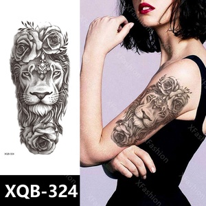 สติกเกอร์สักลายชั่วคราวลายสัตว์สุดเซ็กซี่ ลายสิงโต เสือ ดีไซน์สุดเท่ห์ สำหรับผู้ชาย - Product Image 4