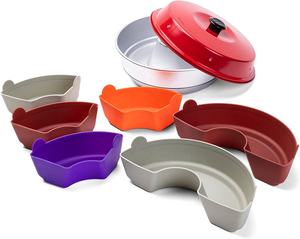 Lot de 6 moules en Silicone pour le four de Camp, Inserts de séparation pour la cuisson, le rôtissage, la cuisson dans le four Omnia - Product Image 3