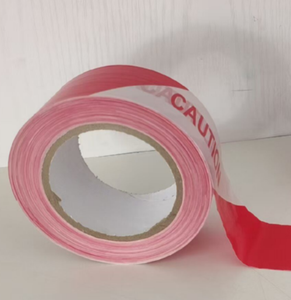 Disposable Environment Friendly <b>White</b> Red Danger Non-Adhesive Safety <b>Tape</b> - Product Image 5