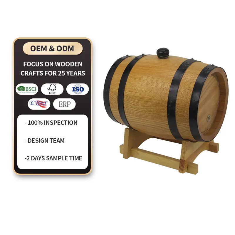 Billige handgemachte dekorative Mini Kiefer Holz Whisky Weinfass zu verkaufen