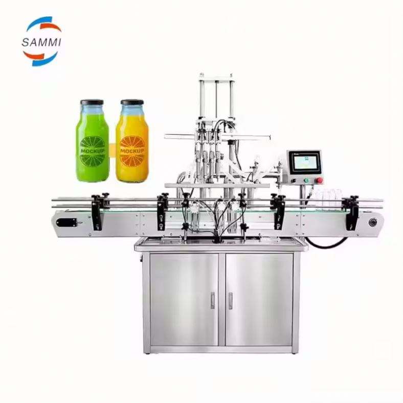 Automatic 4 Heads Piston Pump Liquid Soap Car Shampoo Wax Filling ...