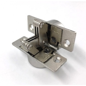 Charnières papillon à double coupelle pour panneaux à 45 degrés, charnières à clapet en alliage de zinc à 125 degrés pour meubles de cuisine sans ressort - Product Image 5
