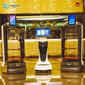 Precios de Robots de Entrega, <span class=keywords><strong>Robot</strong></span> <span class=keywords><strong>Camarero</strong></span> Inteligente, <span class=keywords><strong>Robot</strong></span> de Entrega de Alimentos con Navegación Automática Inteligente - Product Image 6