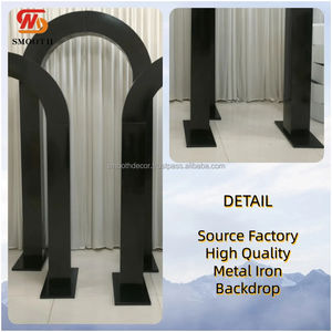 Arco de Hierro Grande con Espejo 3D, Diseño de Fondo para Decoración de Bodas, Fiestas de Cumpleaños y Eventos, Gran Oferta - Product Image 2