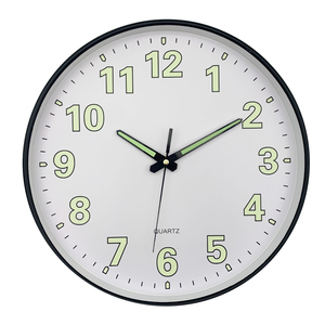 <span class=keywords><strong>2025</strong></span> mới đến tùy chỉnh nhà trang trí im lặng không đánh dấu đồng hồ sáng đồng hồ treo tường ánh sáng ban đêm mặt duy nhất thạch anh tùy chỉnh - Product Image 1