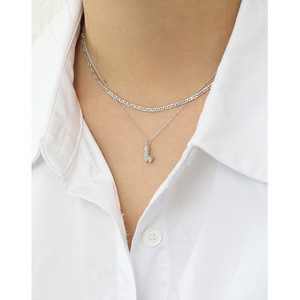 Catena in <span class=keywords><strong>argento</strong></span> <span class=keywords><strong>sottile</strong></span> VIANRLA in <span class=keywords><strong>argento</strong></span> sterling 925 con maglie a catena - Product Image 3