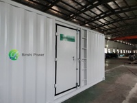 Pembangkit Listrik Kogenerasi Biomassa Metanol BS Power 420kw Pendingin Air Starter Elektrik
