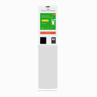 Kios Layanan Mandiri 23,8 Inci untuk Hotel, Bandara, Rumah Sakit, dan Pengunjung Pasien dengan NFC dan Pengenal Wajah