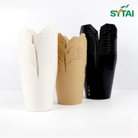Boîtes d'emballage en papier personnalisées pour nouilles, frites et pâtes à emporter, écologiques et fabriquées en usine