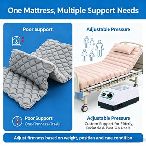 Matelas anti-escarres en PVC, matelas à bulles d'air gonflable médical pour lit d'hôpital, soins infirmiers - Product Image 6