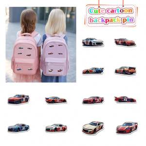 Dibujos animados Anime Hallowmas colorido acrílico Pin venta al por mayor acrílico estampado lindo Animal sombrero ropa Pin insignia personalización para bolsa - Product Image 2