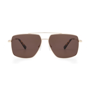 Gafas de Sol Unisex con Marco Metálico Rectangular, Lentes Degradadas, 100% Protección UV, Estilo Piloto, para Uso en Exteriores, para Adultos - Product Image 6