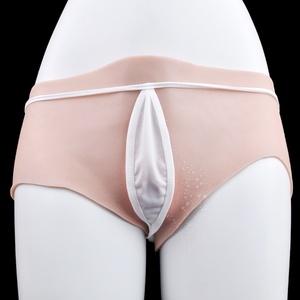 Pantalon en silicone FAAK avec insert de vagin artificiel, sous-vêtements sexy pour sissy, pantalon en silicone pour jouets sexuels pour sissy - Product Image 5