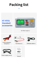 Heltec Energy High Precision Battery Internal Resistance Tester with Voltage Measurement up to 1000V for Lithium Batteries