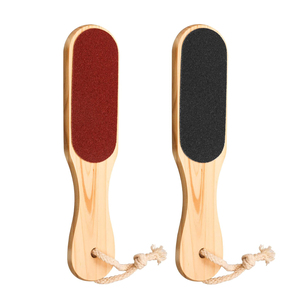 Double-Sided Wooden Handle Foot File & Scrubber Pedicure Tool with Eco-Friendly Design for Removing Dead Skin and Calluses - Product Image 5