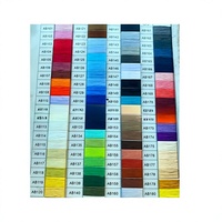 Fil chenille teint en polyester FDY, filament à haute brillance pour ruban tissé, étiquette tissée ; fil de marque à faible élasticité 100D/150D