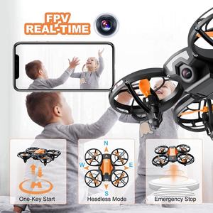Mini drone 4DRC V8 avec caméra FPV <span class=keywords><strong>WiFi</strong></span> 2,4G, décollage et atterrissage à une touche, retournement 3D, maintien d'altitude, mode sans tête, avion RC à gravité, jouet - Product Image 2