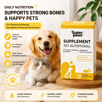 Complément alimentaire liquide multivitaminé pour animaux de compagnie, marque privée OEM, à absorption rapide, pour chiens et chats de tous âges