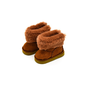 Chaussures de poupée 1/6, <span class=keywords><strong>bottes</strong></span> de neige pour poupées <span class=keywords><strong>en</strong></span> coton de 20 cm, <span class=keywords><strong>bottes</strong></span> d'hiver - Product Image 2